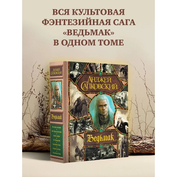 Ведьмак. Последнее желание. Меч Предназначения. Кровь эльфов. Час Презрения. Крещение огнем. А. Сапковский