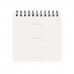 Блокнот 60 листов А7 105х105 в точку, гребень, пластиковая обложка Pocket journal Black&White 80г/м2 3-654/01 Bruno Visconti 24/96