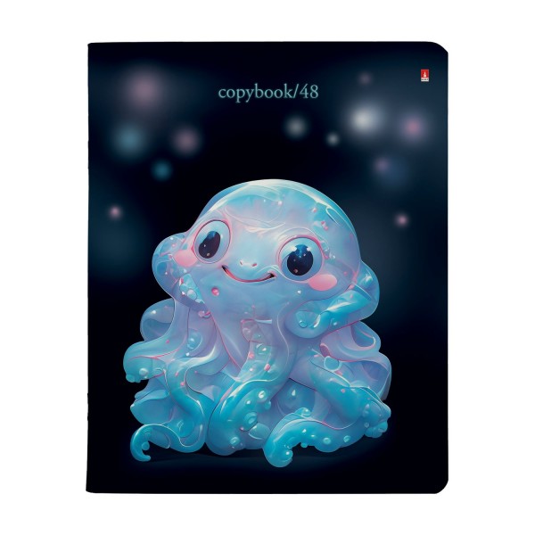 Тетрадь 48 листов А5+ 165х203 клетка OCTOPUS PARTY ассорти матовая ламинация 60г/м2 7-48-1297 Альт 10/60 Тетрадь 48 листов А5+ 165х203 клетка OCTOPUS PARTY ассорти матовая ламинация 60г/м2 7-48-1297 Альт 10/60