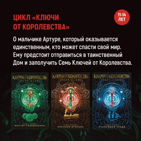 Ключи от Королевства. Книга 1. Мистер Понедельник. Г. Никс