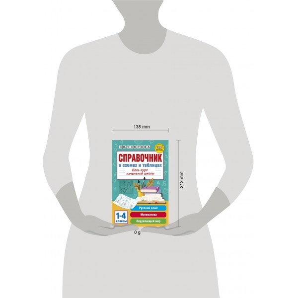 Справочник в схемах и таблицах. Весь курс начальной школы. Русский язык, математика, окружающий мир. Узорова О.В. АСТ