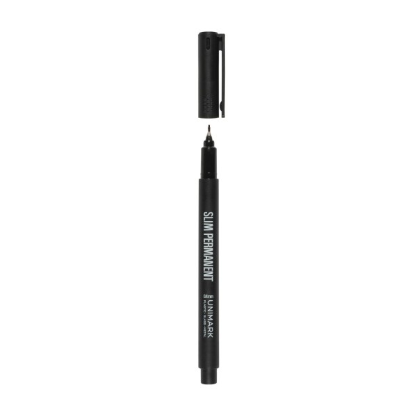 Маркер перманентный для CD UniMark Slim черный 22-0028 Bruno Visconti 10/150