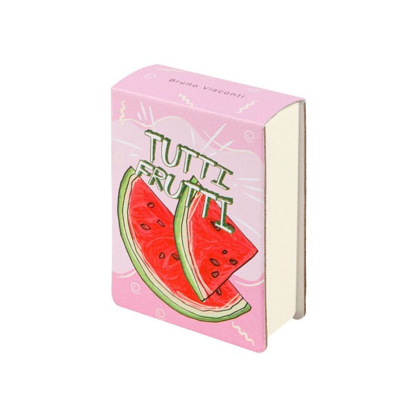 Блокнот 250 листов А7 без линовки, твердая обложка Smart Journal Tutti Frutti бежевая бумага, отрывные листы, 70г/м2 3-558/05 Bruno Visconti 40/240