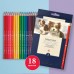 Карандаши цветные 18шт EasyColor 3-гранные, деревянные 30-0029 Bruno Visconti 8/160