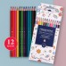 Карандаши цветные 12шт HappyColor 3-гранные 30-0046 Bruno Visconti 12/240