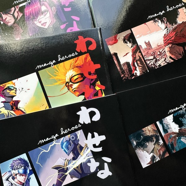Тетрадь 48 листов А5 клетка MANGA FANTASTIC HEROES ассорти 60г/м2 7-48-1253 Альт 10/60
