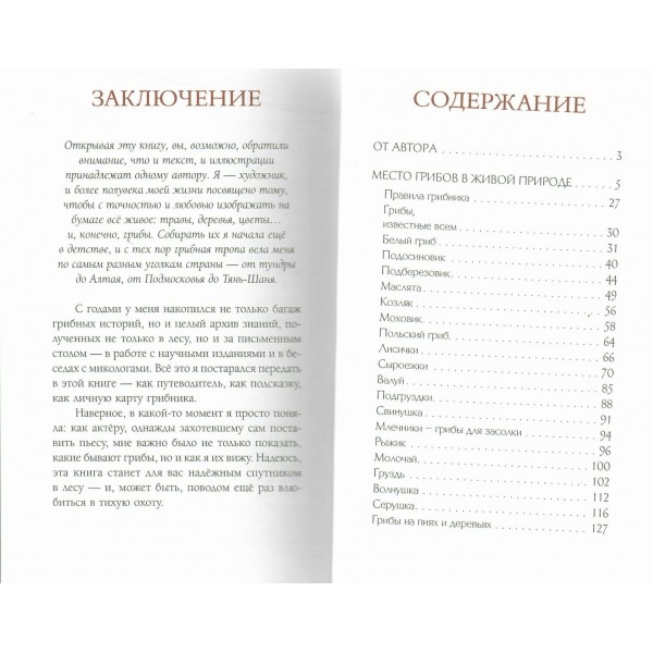 Грибы русского леса. Иллюстрированный определитель. Сергеева М.Н.