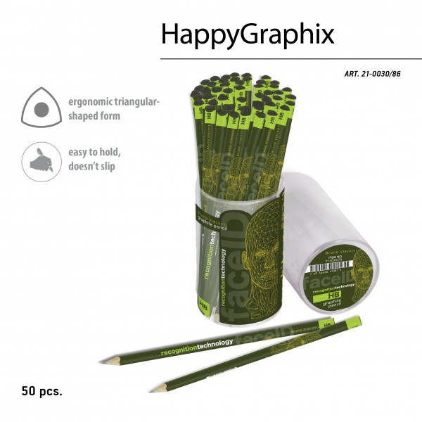 Карандаш чернографитный HB Start up New 3-гранный, заточенный 21-0030/86 Bruno Visconti 50/300