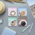 Блокнот 60 листов А7 105х105 в точку, гребень, пластиковая обложка Pocket journal Счастье в кофе 80г/м2 3-654/02 Bruno Visconti 24/96
