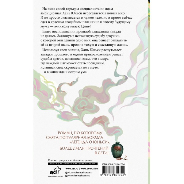 Гениальная жена по ядам: Легенда о Юньси. Книга 1. Ц. Мо