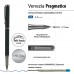 Ручка подарочная шариковая, поворотный механизм Venezia Pragmatico синяя 1мм корпус черный металлический, черный футляр 20-0384/04-14 Bruno Visconti