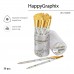 Карандаш чернографитный HB Carrara 1 3-гранный, заточенный 21-0030/95 Bruno Visconti 50/300