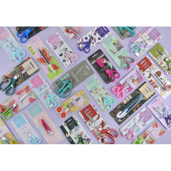 Ножницы канцелярские 18см Floracut прорезиненные ручки 60-0059 Bruno Visconti 12/144 Ножницы канцелярские 18см Floracut прорезиненные ручки 60-0059 Bruno Visconti 12/144