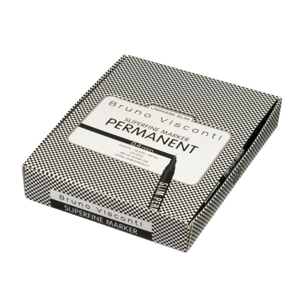 Маркер перманентный для CD UniMark Slim черный 22-0028 Bruno Visconti 10/150