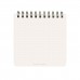 Блокнот 60 листов А7 105х105 в точку, гребень, пластиковая обложка Pocket journal Black&White 80г/м2 3-654/01 Bruno Visconti 24/96