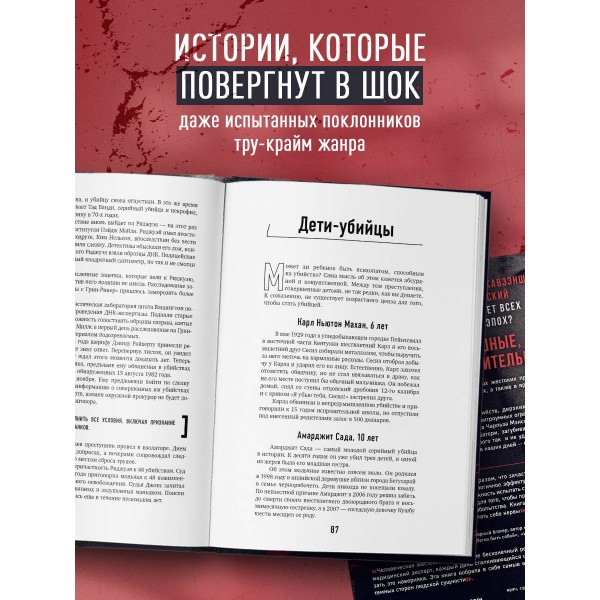 Хронология зла. Коллекция самых жутких преступлений, которые только можно себе представить (закрашенный обрез, подарочное издание). Егорова А.Ю.