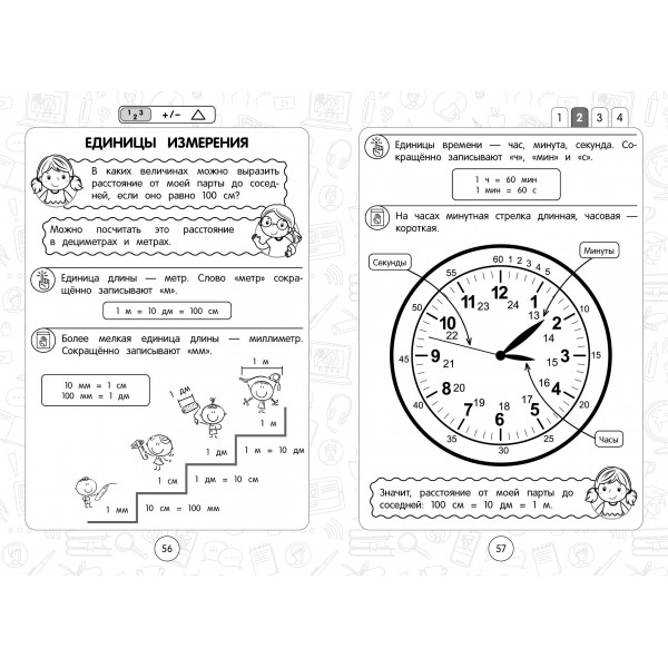 Математика: супернаглядный справочник. 1–4 классы. 2025. Справочник. Пожилова Е.О. Эксмо