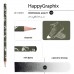 Карандаш чернографитный HB HappyGraphix Boys 3-гранный, заточенный 21-0030/12 Bruno Visconti 50/300
