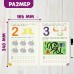 Развиваем малыша. Многоразовые прописи с маркером. Цифры. 5-6 лет.. 