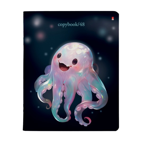 Тетрадь 48 листов А5+ 165х203 клетка OCTOPUS PARTY ассорти матовая ламинация 60г/м2 7-48-1297 Альт 10/60 Тетрадь 48 листов А5+ 165х203 клетка OCTOPUS PARTY ассорти матовая ламинация 60г/м2 7-48-1297 Альт 10/60