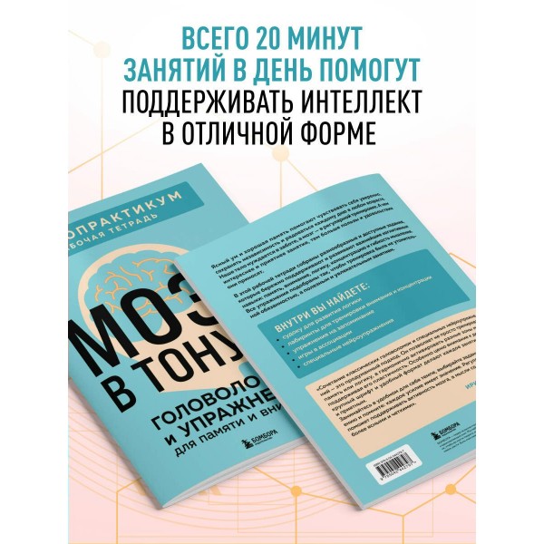 Мозг в тонусе. Головоломки и упражнения для памяти и внимания. Мозг в тонусе. Головоломки и упражнения для памяти и внимания.