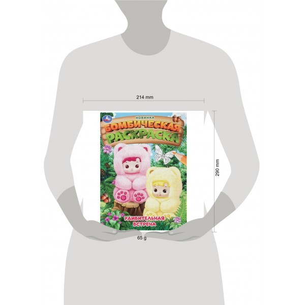 Бомбическая раскраска. Удивительная встреча. 