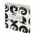 Блокнот 60 листов А7 105х105 в точку, гребень, пластиковая обложка Pocket journal Black&White 80г/м2 3-654/01 Bruno Visconti 24/96
