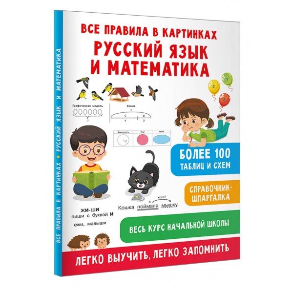 Все правила в картинках. Русский язык и математика. Полуэктова С. П.