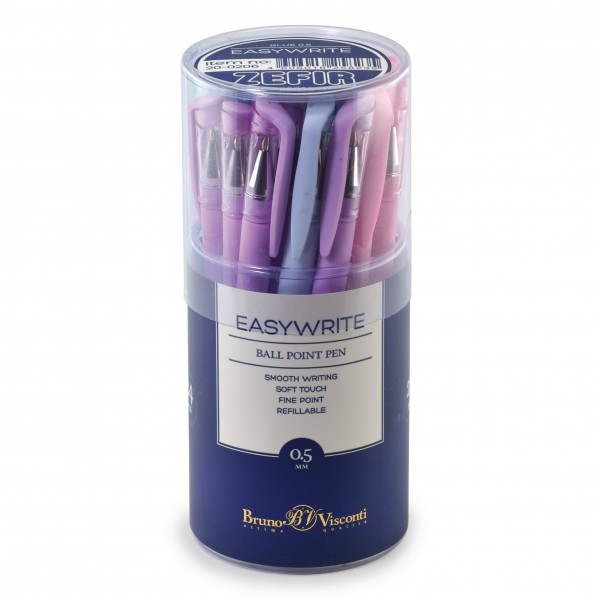 Ручка шариковая EasyWrite Zefir синяя 0,5мм 20-0206 Bruno Visconti 24/288