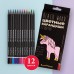 Карандаши цветные 12шт пластиковые BlackWoodColor 3-гранные ассорти 3 вида 30-0097 Bruno Visconti 12/120
