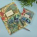 Блокнот 60 листов А6 90х90 линия, гребень Pocket journal Вечер в Гаграх бежевая бумага, 80г/м2 3-649/04 Bruno Visconti 24/288