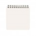 Блокнот 60 листов А7 105х105 в точку, гребень, пластиковая обложка Pocket journal Black&White 80г/м2 3-654/01 Bruno Visconti 24/96