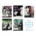 Тетрадь 48 листов А5+ 165х203 клетка Manga anime Аниме City ассорти матовая ламинация софт-тач 65г/м2 7-48-1245 Альт 10/60