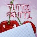 Тетрадь 48 листов А5+ 165х203 клетка TUTTI FRUTTI ассорти матовая ламинация софт-тач 60г/м2 7-48-1270 Альт 5/60