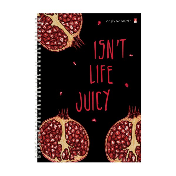 Тетрадь 96 листов А4 клетка гребень Juicy life ассорти 7-96-1121 Альт