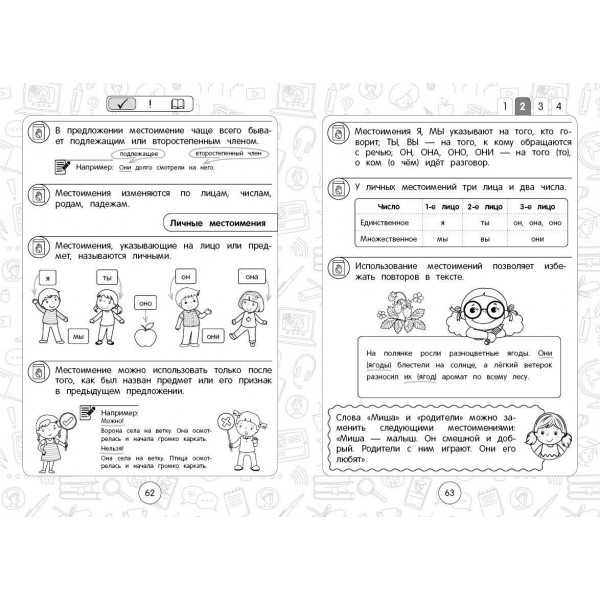 Русский язык: супернаглядный справочник. 1–4 классы. 2025. Справочник. Пожилова Е.О. Эксмо