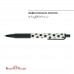 Карандаш механический 0,7мм Art graphix Black&White Горошек с ластиком 21-0076/04 Bruno Visconti 28/168