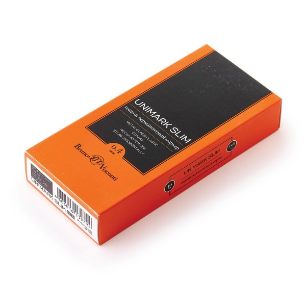 Маркер перманентный для CD UniMark Slim черный 22-0028 Bruno Visconti 10/150