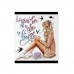 Тетрадь 48 листов А5+ 170х203 клетка Fashion Girl ассорти ламинация софт-тач, выборочный Уф-лак Mix-Pack 60г/м2 60618 ErichKrause 5/100