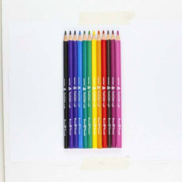 Карандаши цветные 12шт пластиковые FunColor 30-0060 Bruno Visconti 12/120