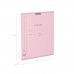 Тетрадь 12 листов А5+ 170х203 клетка, пластиковая обложка Классика CoverPro Pastel розовая 60г/м2 56342 ErichKrause 10/280