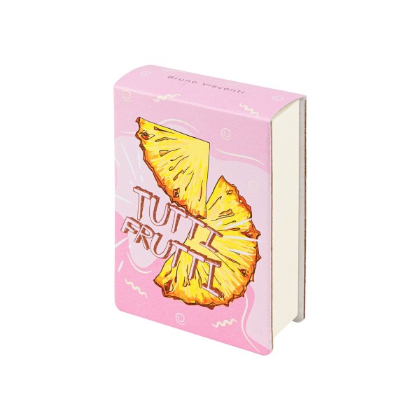 Блокнот 250 листов А7 без линовки, твердая обложка Smart Journal Tutti Frutti бежевая бумага, отрывные листы, 70г/м2 3-558/05 Bruno Visconti 40/240