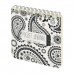 Блокнот 60 листов А7 105х105 в точку, гребень, пластиковая обложка Pocket journal Black&White 80г/м2 3-654/01 Bruno Visconti 24/96