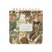 Блокнот 60 листов А6 90х90 линия, гребень Pocket journal Волшебные совы 80г/м2 3-649/06 Bruno Visconti 24/96