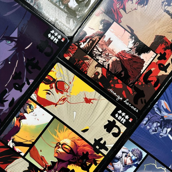 Тетрадь 48 листов А5 клетка MANGA FANTASTIC HEROES ассорти 60г/м2 7-48-1253 Альт 10/60