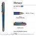 Ручка подарочная шариковая Monaco Pearl синяя 0,5мм темно-синий корпус 20-0125/84 Bruno Visconti 12/288