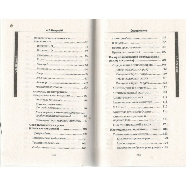 Медицинские анализы. Самый полный современный справочник. Ингерлейб М.Б.