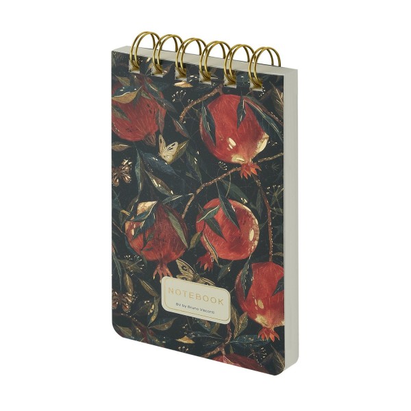 Блокнот 100 листов А6- 90х150 линия, гребень, твердая обложка Cute journal Flora Гранат матовая ламинация, софт-тач, фольга, бежевая бумага, 80г/м2 3-100-005/09 Bruno Visconti Блокнот 100 листов А6- 90х150 линия, гребень, твердая обложка Cute journal Flora Гранат матовая ламинация, софт-тач, фольга, бежевая бумага, 80г/м2 3-100-005/09 Bruno Visconti