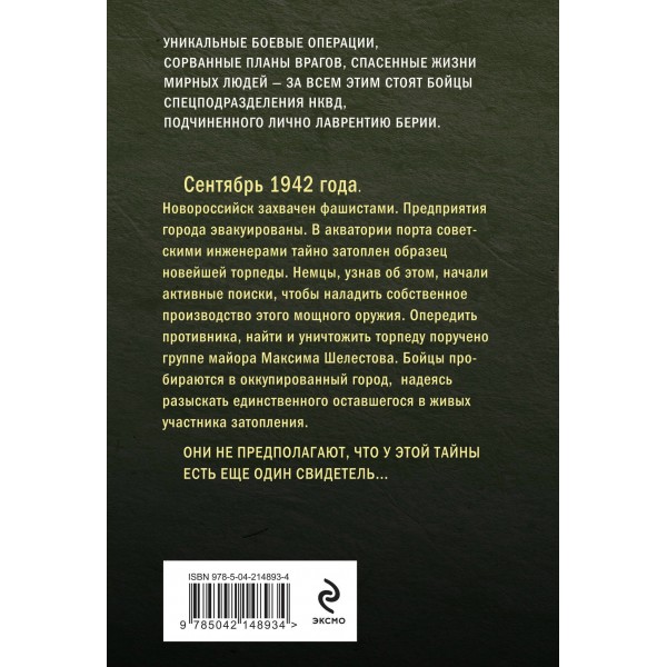 Холодная акватория. Тамоников А.А.