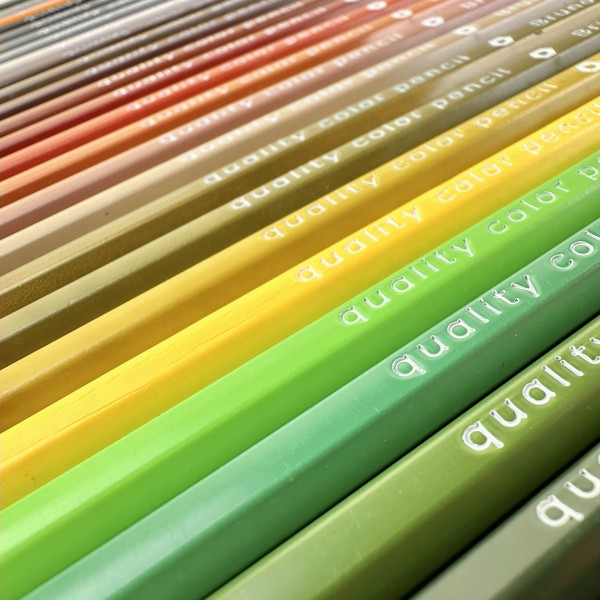 Карандаши цветные 72шт Flora Гранат пластиковые, в металлической коробке 30-0158/02 Bruno Visconti